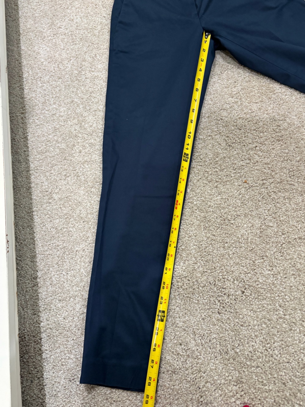 Brooks Brothers advantage chino stretch women’s navy blue pants. Size 2. - Picture 5 of 6